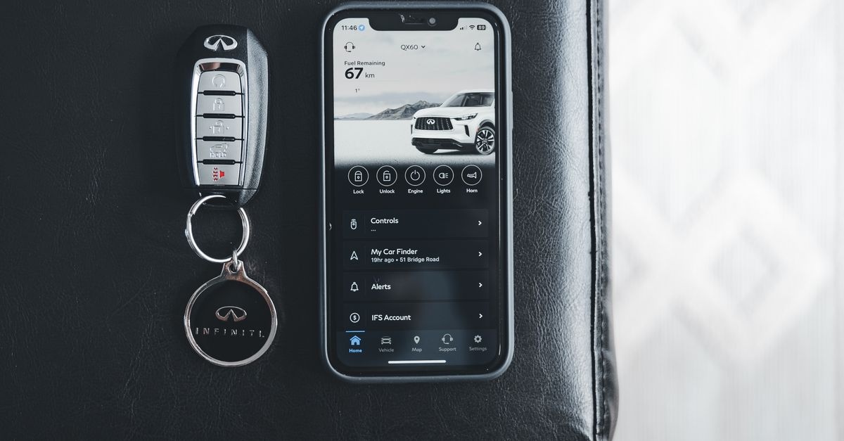 Nissan car key fob — Central Ave Locksmith